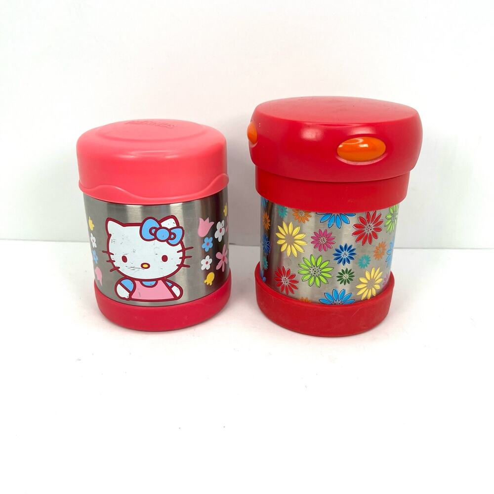 Set of 2 Thermos food containers- Hello Kitty